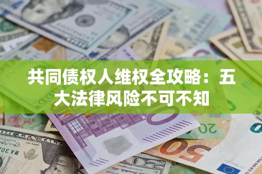 武汉共同债权人维权全攻略：五大法律风险不可不知