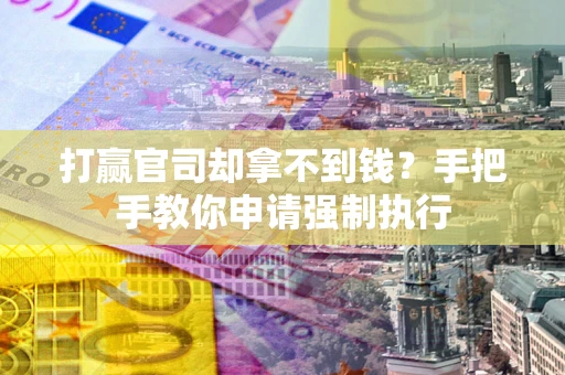 武汉打赢官司却拿不到钱？手把手教你申请强制执行
