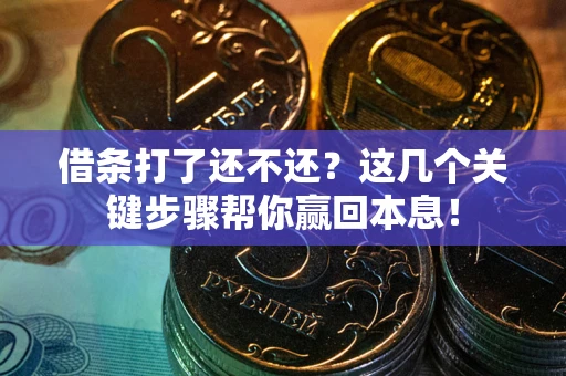 武汉借条打了还不还？这几个关键步骤帮你赢回本息！