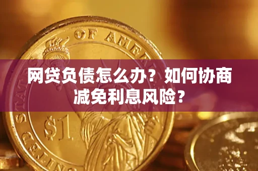 武汉网贷负债怎么办？如何协商减免利息风险？