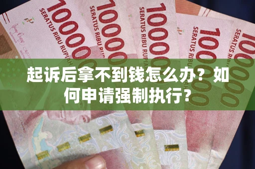 武汉起诉后拿不到钱怎么办？如何申请强制执行？