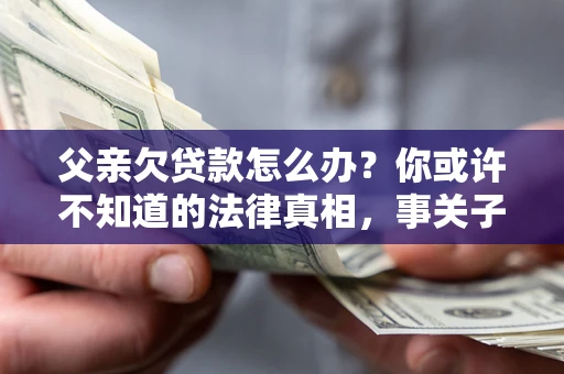 武汉父亲欠贷款怎么办？你或许不知道的法律真相，事关子女未来