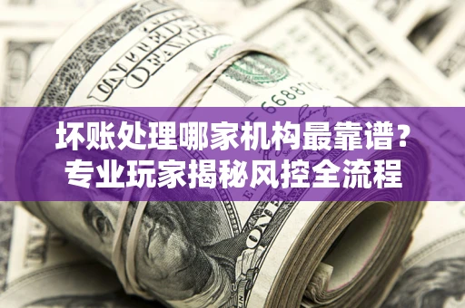 武汉坏账处理哪家机构最靠谱？专业玩家揭秘风控全流程
