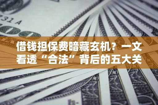 武汉借钱担保费暗藏玄机？一文看透“合法”背后的五大关键陷阱