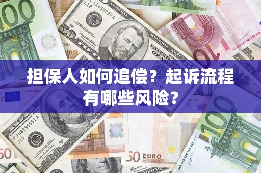 武汉担保人如何追偿？起诉流程有哪些风险？