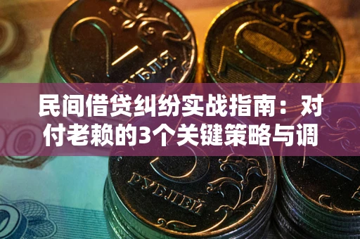 武汉民间借贷纠纷实战指南：对付老赖的3个关键策略与调解盲区解析