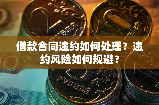 武汉借款合同违约如何处理？违约风险如何规避？