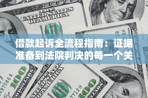 武汉借款起诉全流程指南：证据准备到法院判决的每一个关键步骤