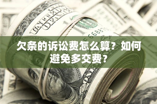武汉欠条的诉讼费怎么算？如何避免多交费？