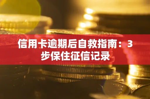 武汉信用卡逾期后自救指南：3步保住征信记录