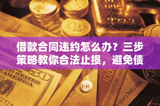 武汉借款合同违约怎么办？三步策略教你合法止损，避免债务危机升级
