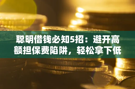 武汉聪明借钱必知5招：避开高额担保费陷阱，轻松拿下低息贷款