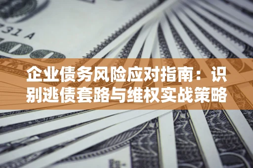 武汉企业债务风险应对指南：识别逃债套路与维权实战策略