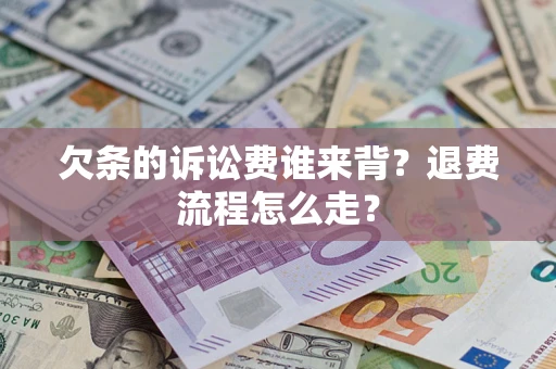 武汉欠条的诉讼费谁来背？退费流程怎么走？