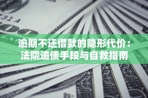 武汉逾期不还借款的隐形代价：法院追债手段与自救指南